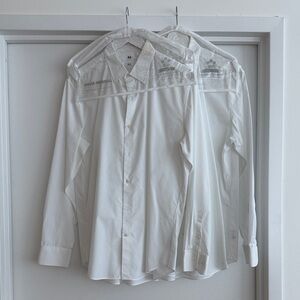 UNIQLO Super Non-Iron Slim Shirt | Regular Collar SET of 2